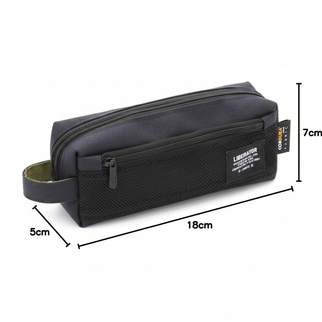 Luddite Radite Cordura Box Pen Case - Navy Storage Luddite 