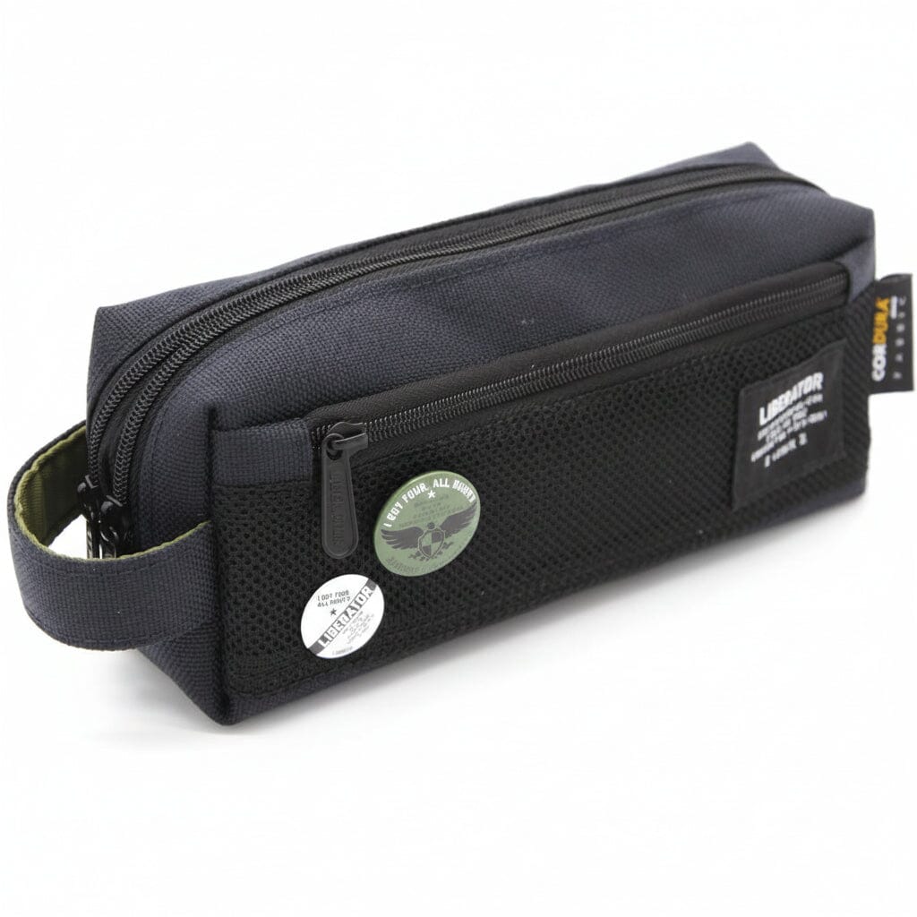 Luddite Radite Cordura Box Pen Case - Navy Storage Luddite 
