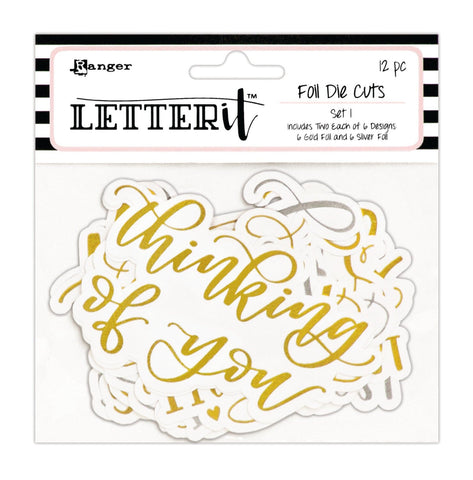 Letter It™ 12pk Die Cuts - # 1 Cutting Dies Letter It 