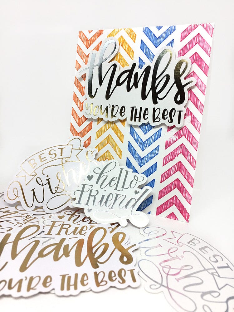 Letter It™ 12pk Die Cuts - # 1 Cutting Dies Letter It 