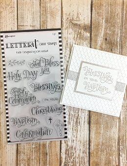 Letter It™ Clear Stamp Set - Faith Stamps Letter It 
