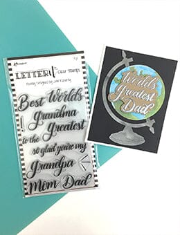 Letter It™ Clear Stamp Set - Family Stamps Letter It 