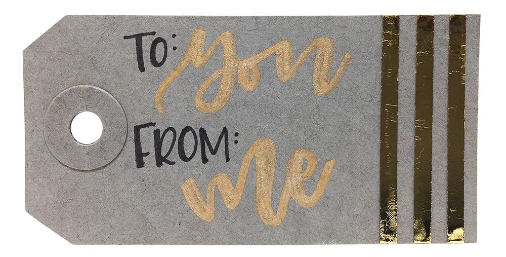 Letter It™ Ivory & Grey Assorted Tags, 18pc Surfaces Letter It 