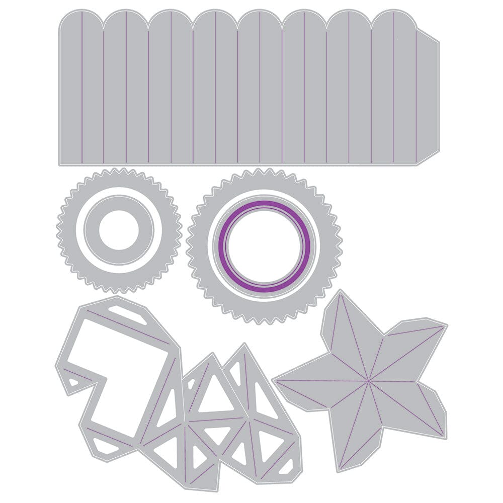 Tim Holtz Alterations by Sizzix Vault Rosettes Die Set 6pk Cutting Dies Tim Holtz Other 