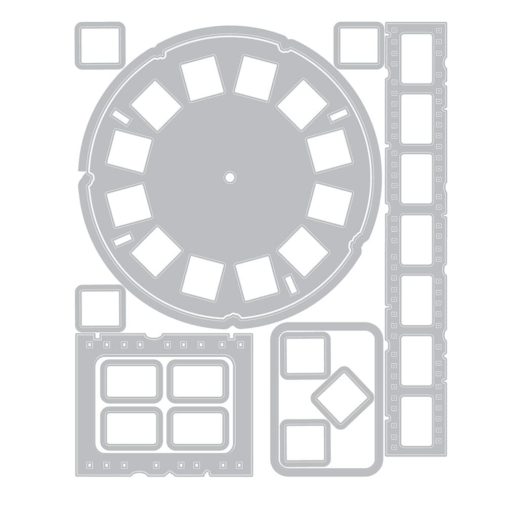 Tim Holtz Alterations by Sizzix Thinlits® Die Set 15PK – Vault Picture Show Cutting Dies Tim Holtz Other 