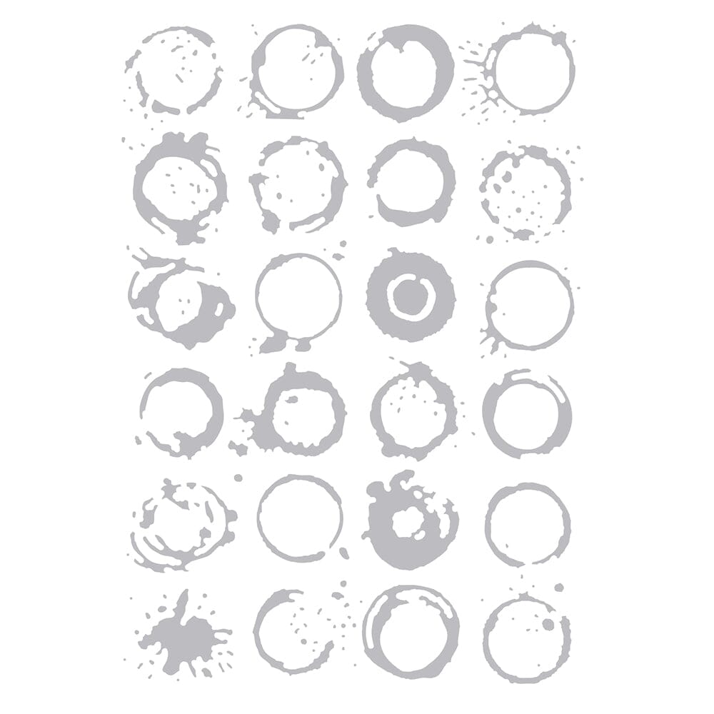 Tim Holtz® Alterations by Sizzix 2D Texture Fades Embossing Folder Large A5 - Vault Ringer 1pk Cutting Dies Tim Holtz Other 