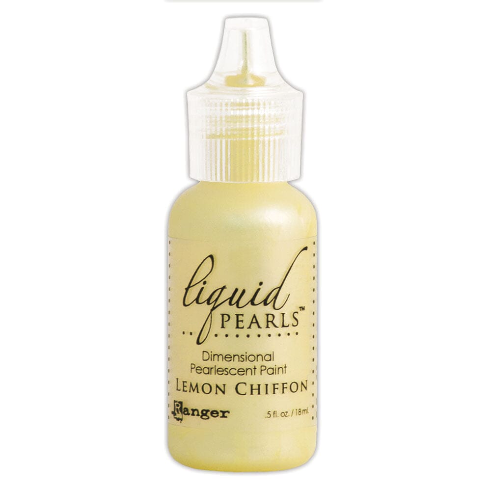 Ranger Liquid Pearls Glue, 0.5 oz, Lemon Chiffon — Grand River Art Supply