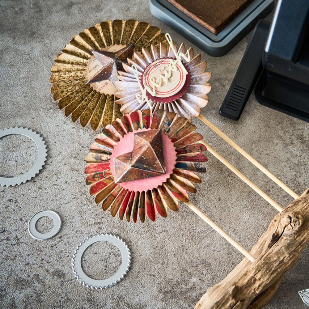 Tim Holtz Alterations by Sizzix Vault Rosettes Die Set 6pk Cutting Dies Tim Holtz Other 