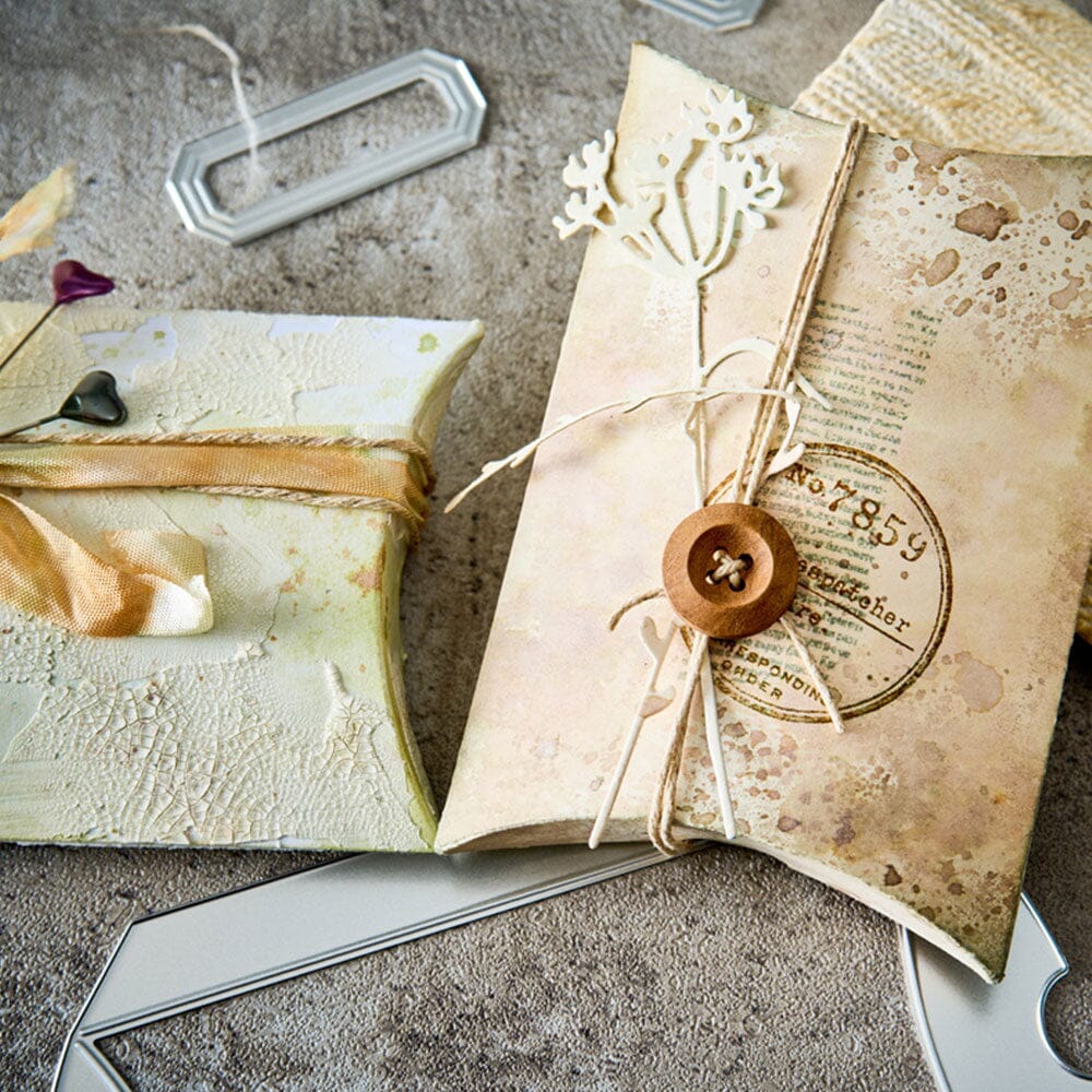 Tim Holtz Alterations by Sizzix Vault Pillow Talk + Bag Die Set 5pk Cutting Dies Tim Holtz Other 