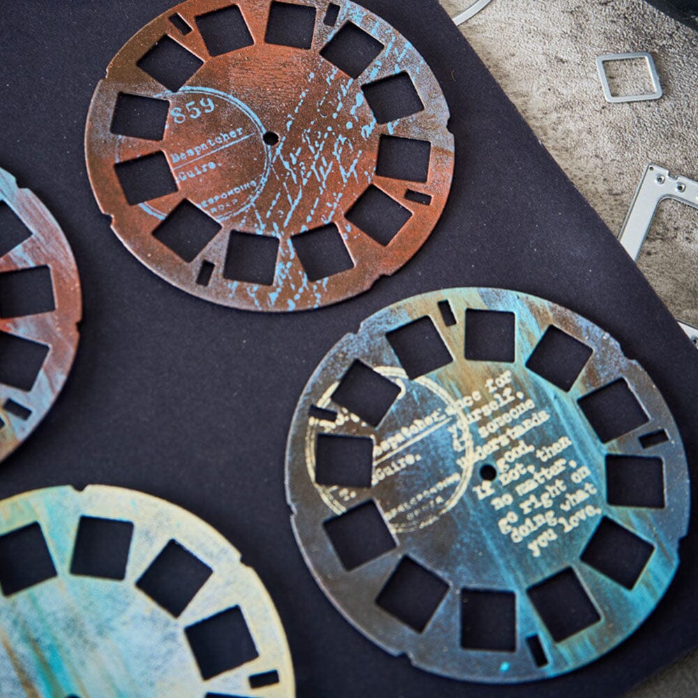 Tim Holtz Alterations by Sizzix Thinlits® Die Set 15PK – Vault Picture Show Cutting Dies Tim Holtz Other 