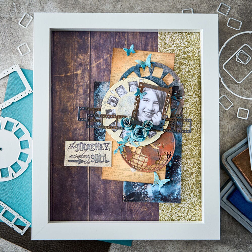 Tim Holtz Alterations by Sizzix Thinlits® Die Set 15PK – Vault Picture Show Cutting Dies Tim Holtz Other 