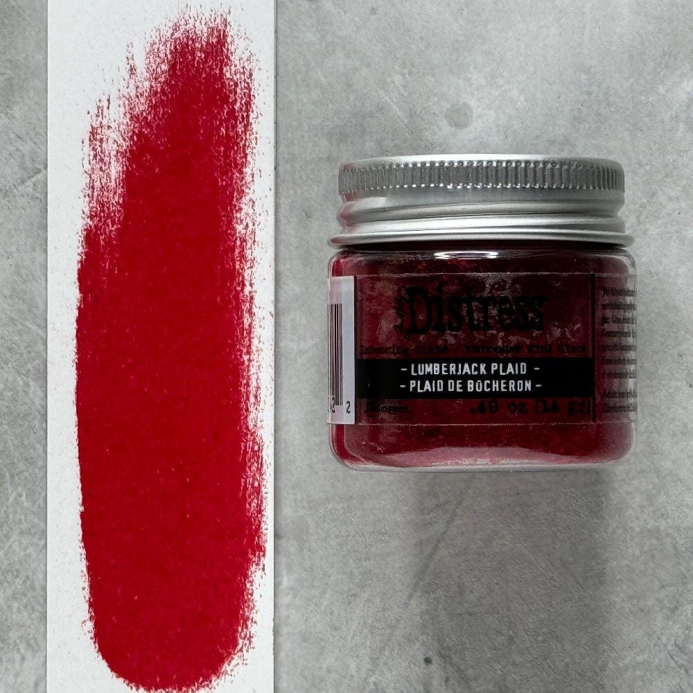 Tim Holtz Distress® Embossing Glaze Lumberjack Plaid Powders Distress 