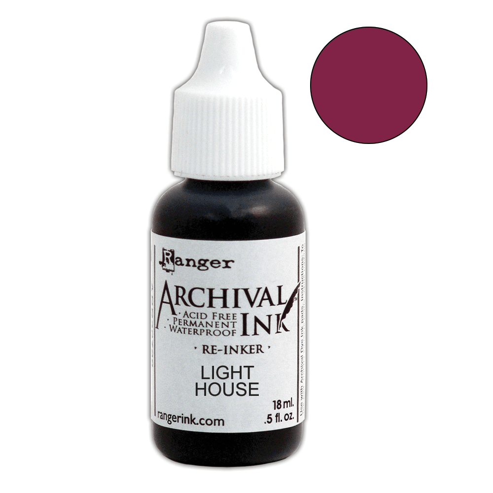 Archival Ink™ Pads Re-Inker Light House, 0.5oz Ink Archival Ink 