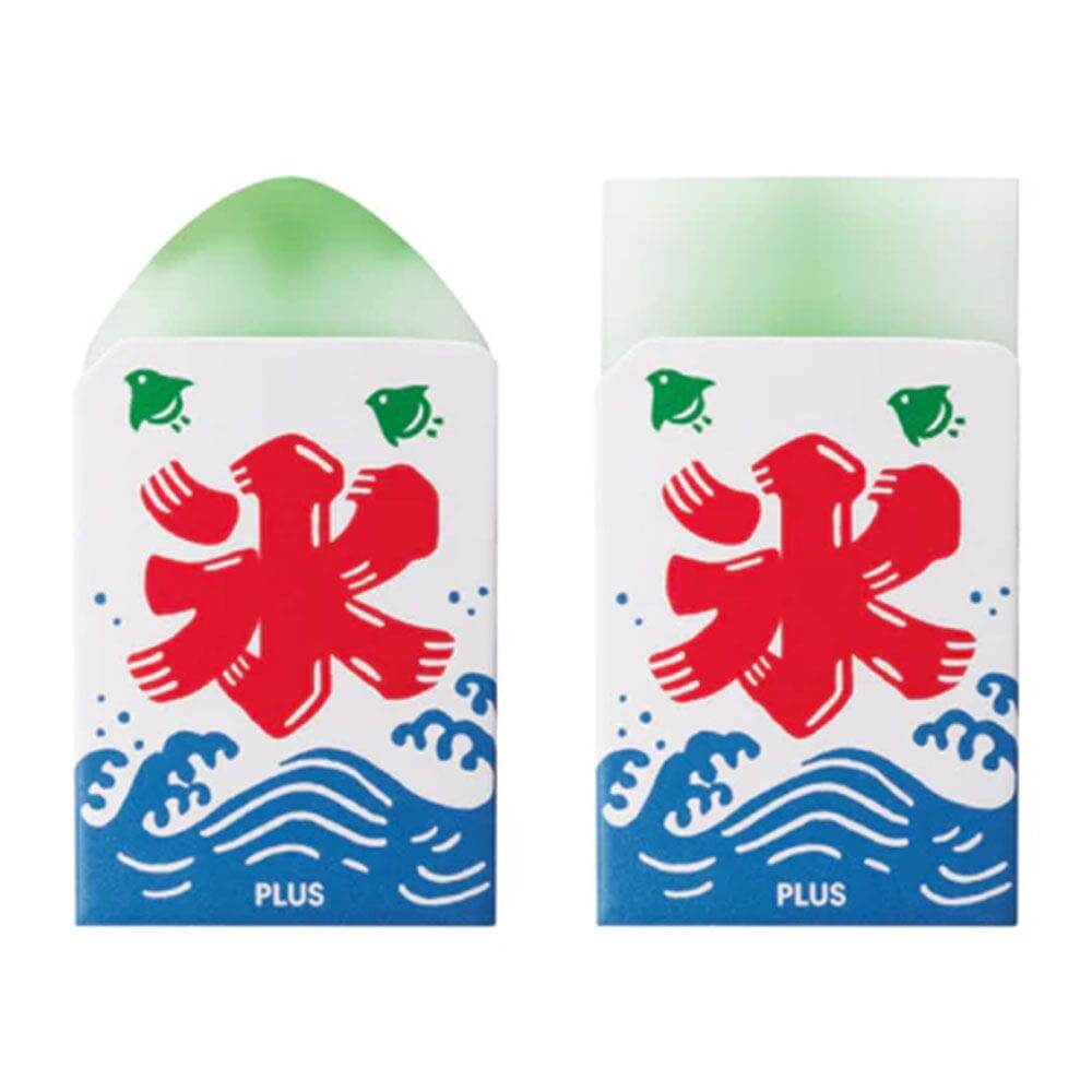 PLUS Air-In Mount Fuji Eraser - Shaved Ice Tools & Accessories PLUS Green 