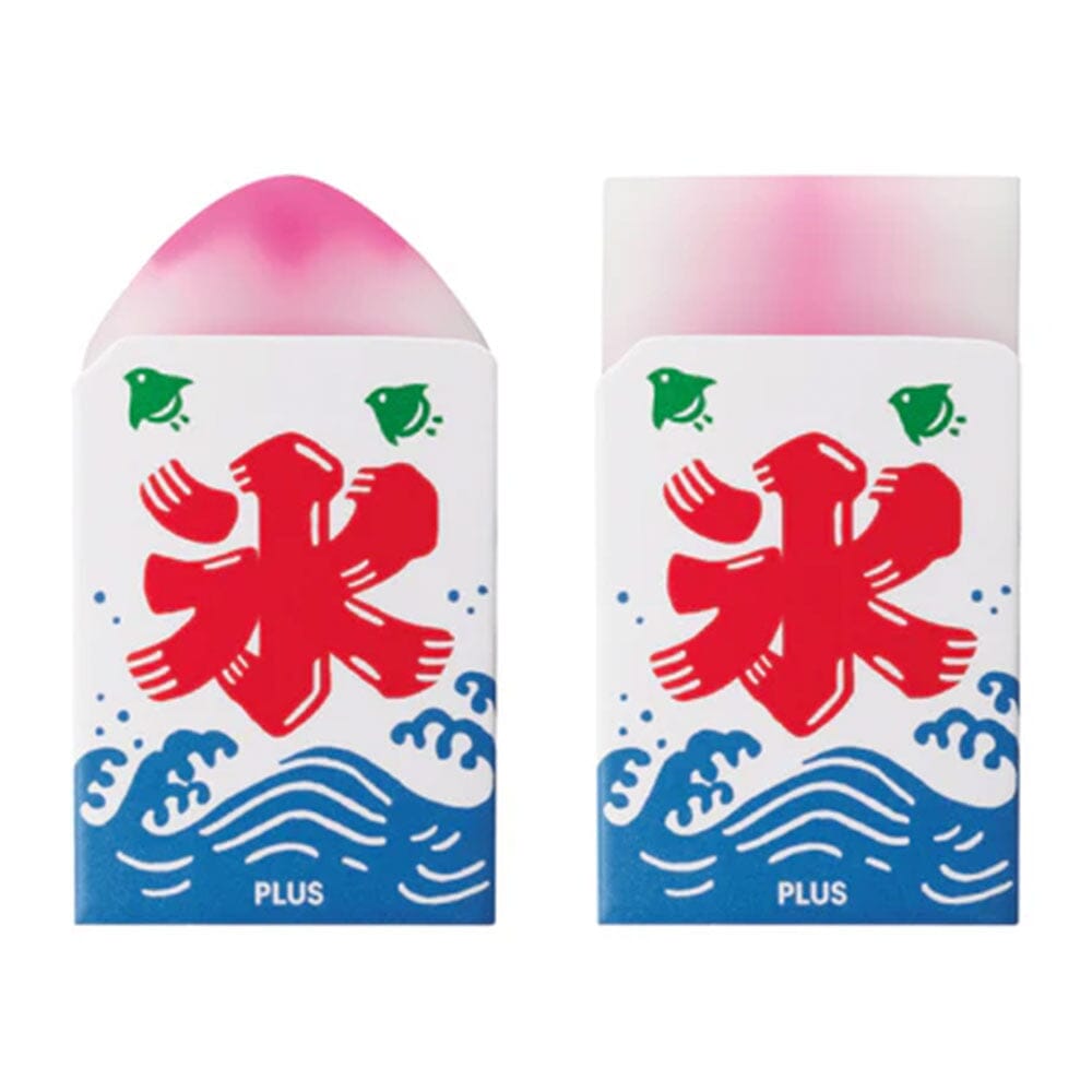 PLUS Air-In Mount Fuji Eraser - Shaved Ice Tools & Accessories PLUS Pink 