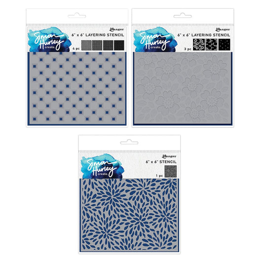 Simon Hurley create. Layering Stencil Bundle Stencil Simon Hurley 