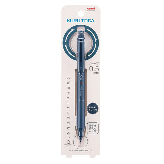 Uni-ball Kuru Toga Advance KS Mechanical Pencil 0.5mm Iron Blue Writing & Coloring UniBall 