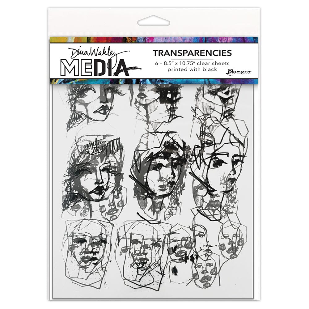 Dina Wakley Media Transparencies - Tinies, Set 2 Surfaces Dina Wakley Media 