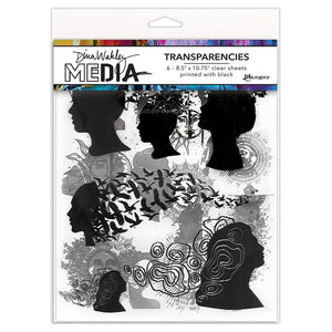 Dina Wakley Media Transparencies - Focals Set 1 Surfaces Dina Wakley Media 