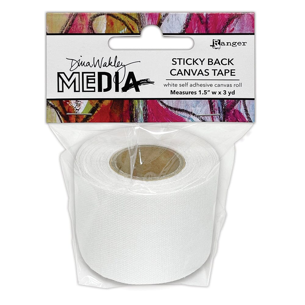 Dina Wakley MEdia Stickyback Canvas Tape 1.5" Surfaces Dina Wakley Media 