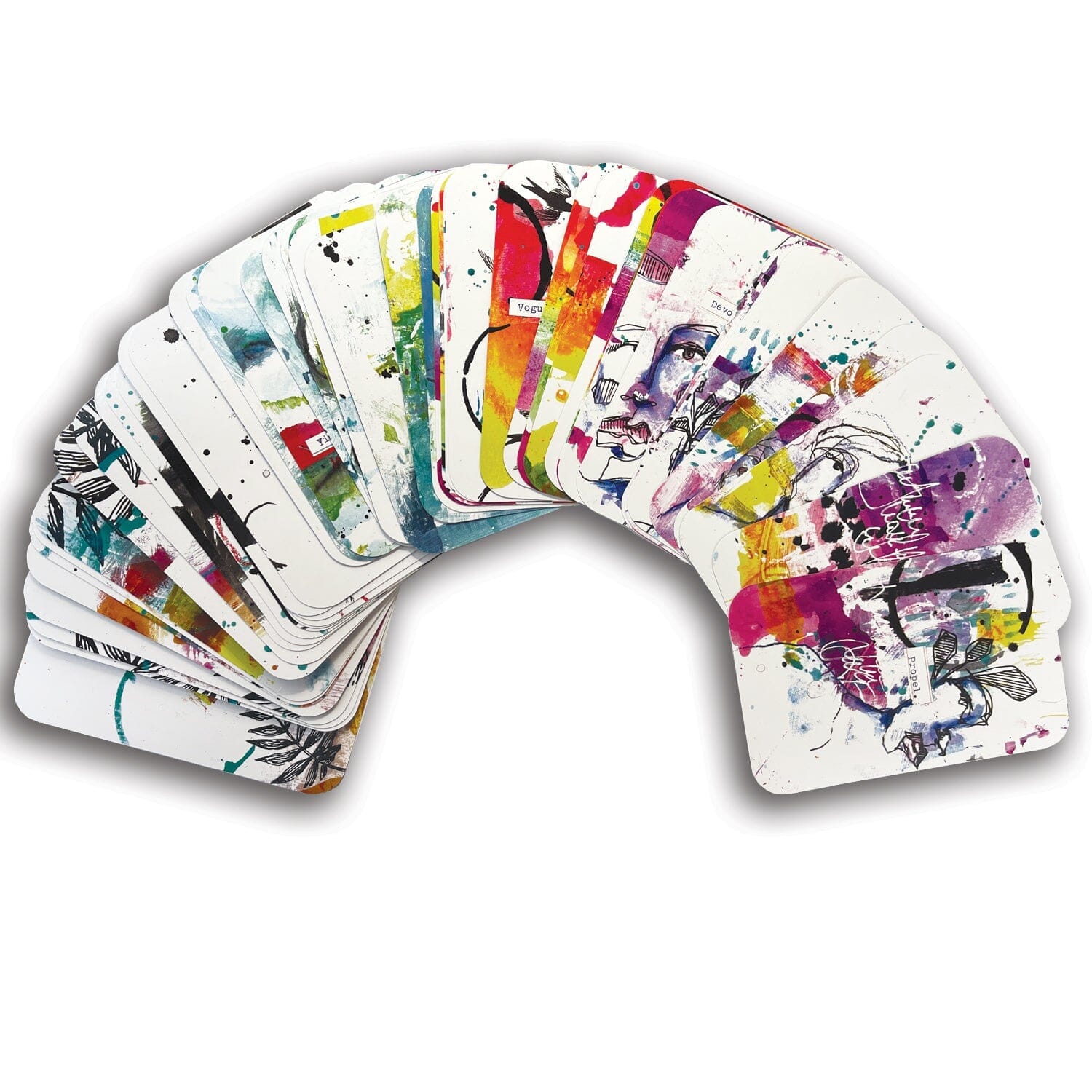 Dina Wakley Mixed Media Art Cards Surfaces Dina Wakley Media 