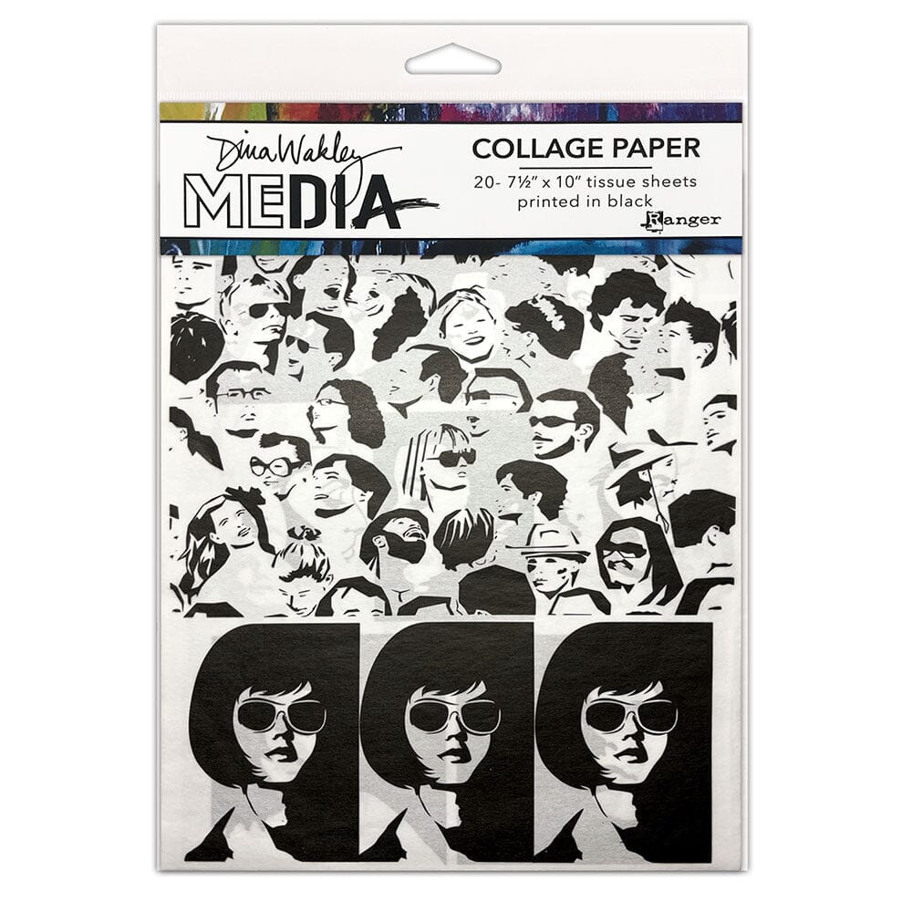 Dina Wakley Media Collage Paper - Bold Surfaces Dina Wakley Media 