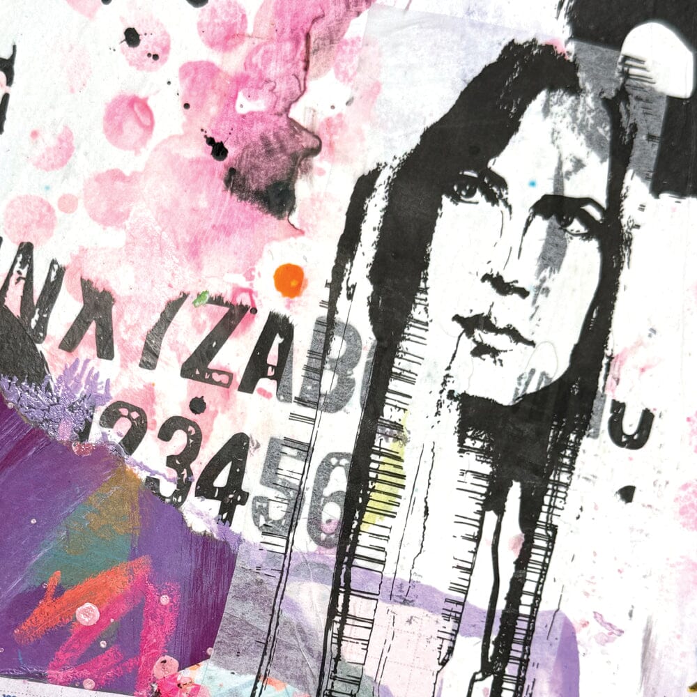 Dina Wakley Media Collage Paper - Photo Transfers Surfaces Dina Wakley Media 