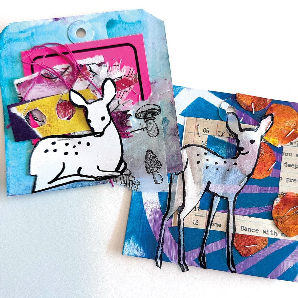 Dina Wakley Media 3" Square Tags, 20pcs Surfaces Dina Wakley Media 