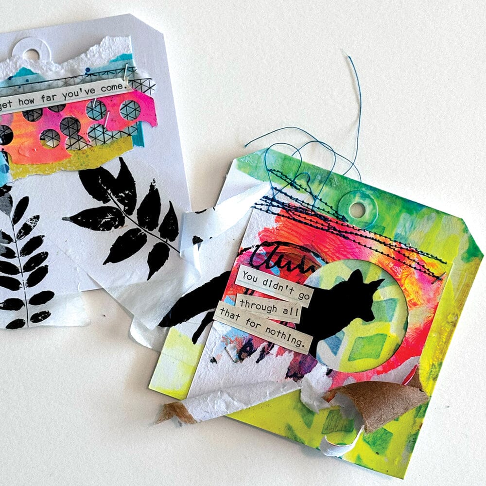 Dina Wakley Media Tags & Collage Paper Bundle Bundles Dina Wakley Media 