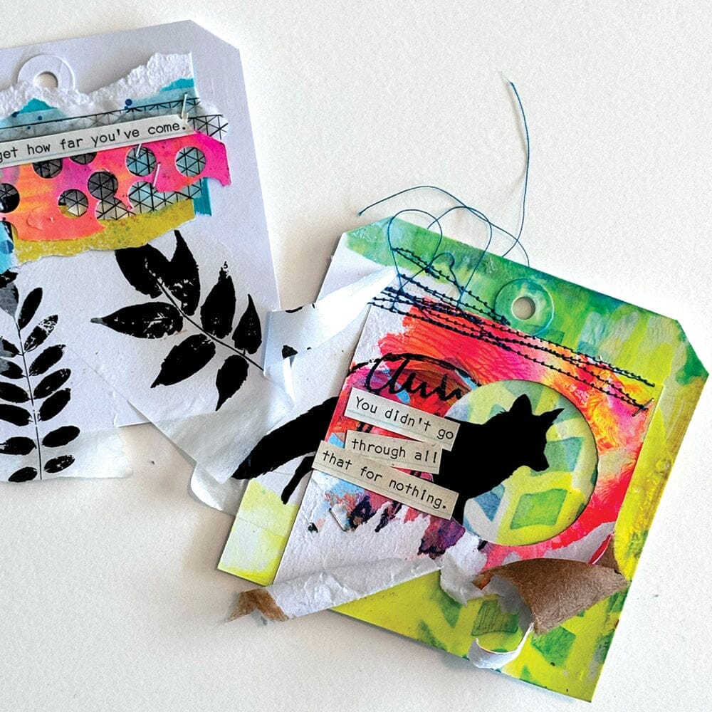 Dina Wakley Media 4" Square Tags, 20pcs Surfaces Dina Wakley Media 