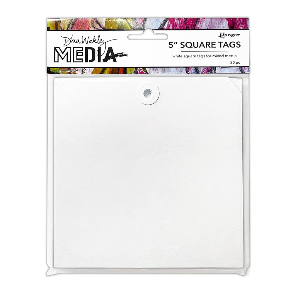 Dina Wakley Media 5" Square Tags, 20pcs Surfaces Dina Wakley Media 
