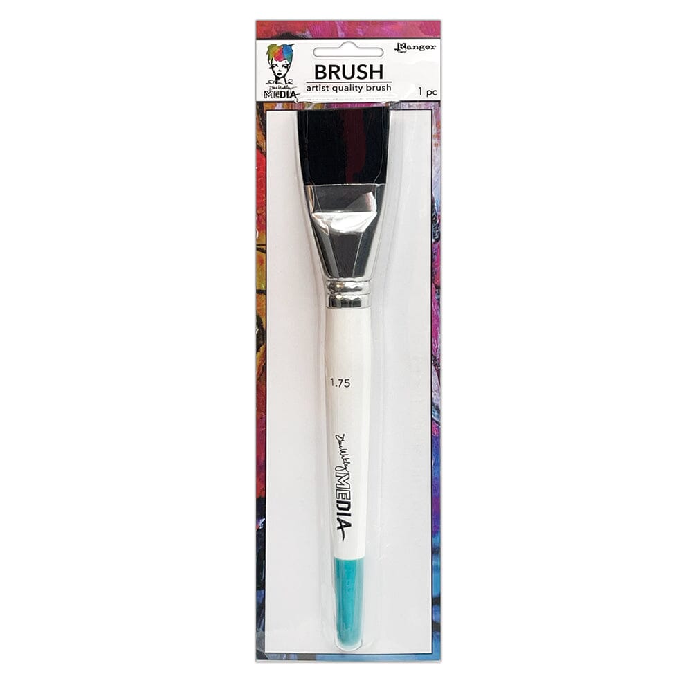 Dina Wakley MEdia Stiff Bristle Brush 1.75" Tools & Accessories Dina Wakley Media 