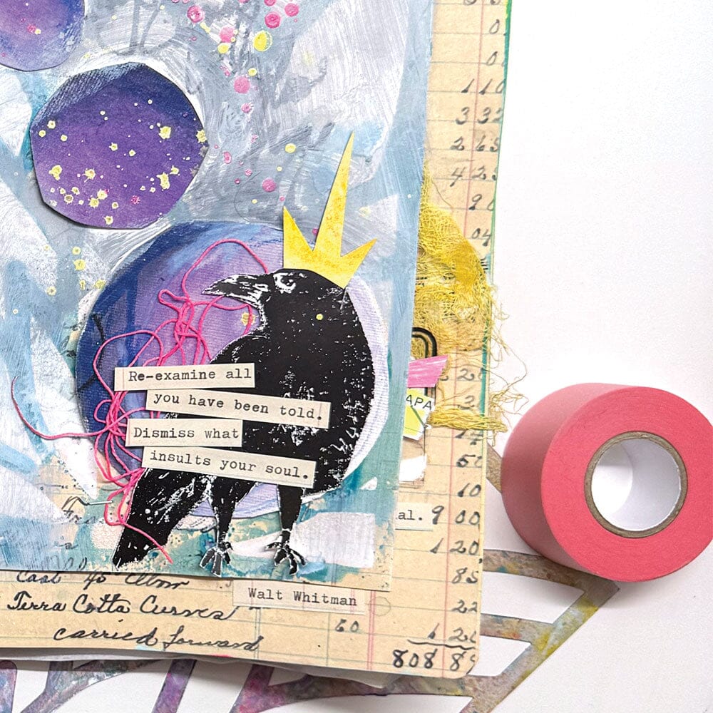 Dina Wakley MEdia Art Tape - Pink Surfaces Dina Wakley Media 