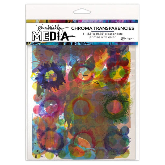 Dina Wakley Media Chroma Transparencies - Painted Elements Surfaces Dina Wakley Media 