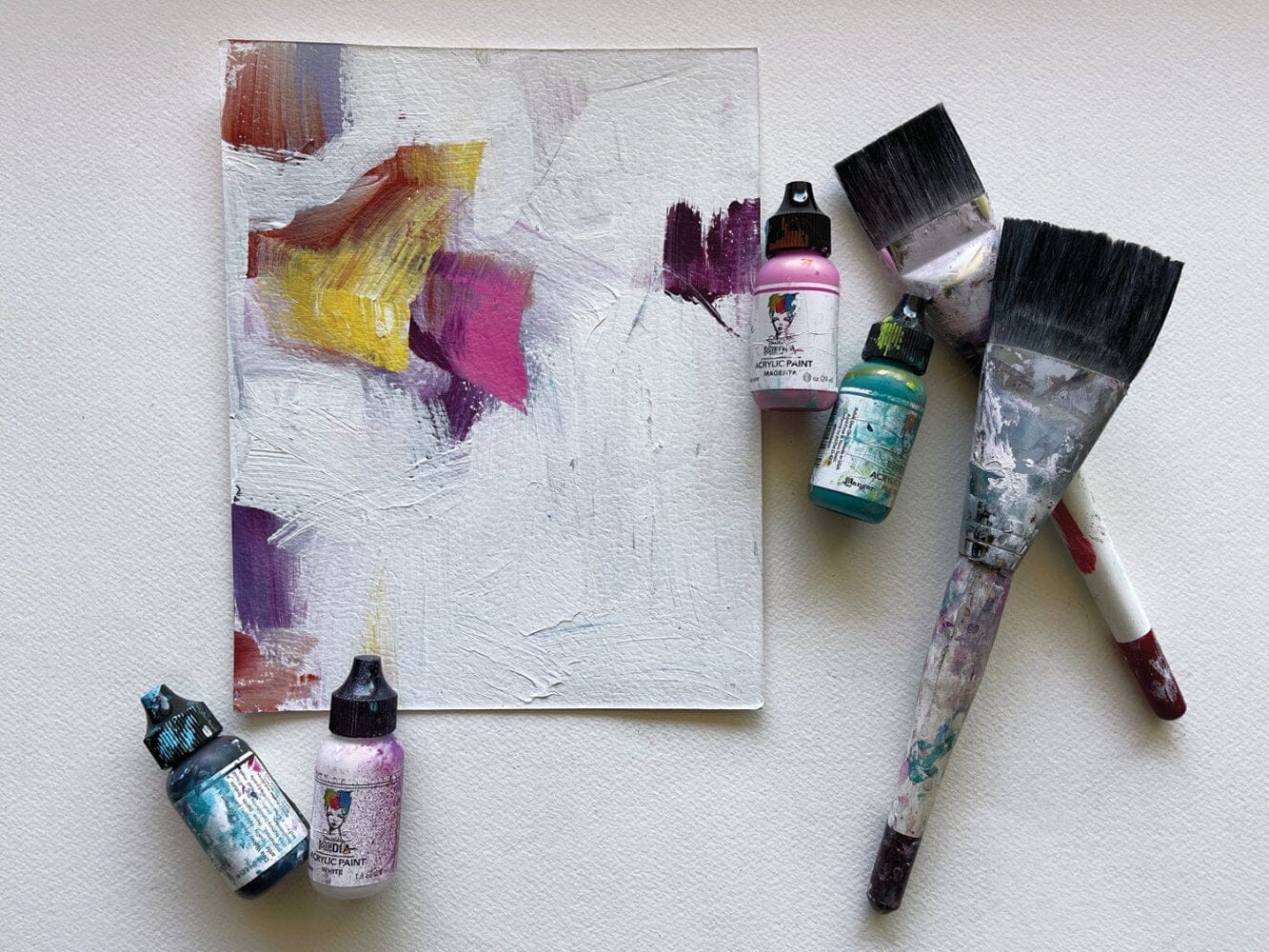 Dina Wakley MEdia Heavyweight Watercolor Paper 10pk 7.5