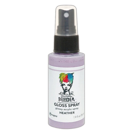 Dina Wakley Media Gloss Spray Heather, 2oz Sprays Dina Wakley Media 