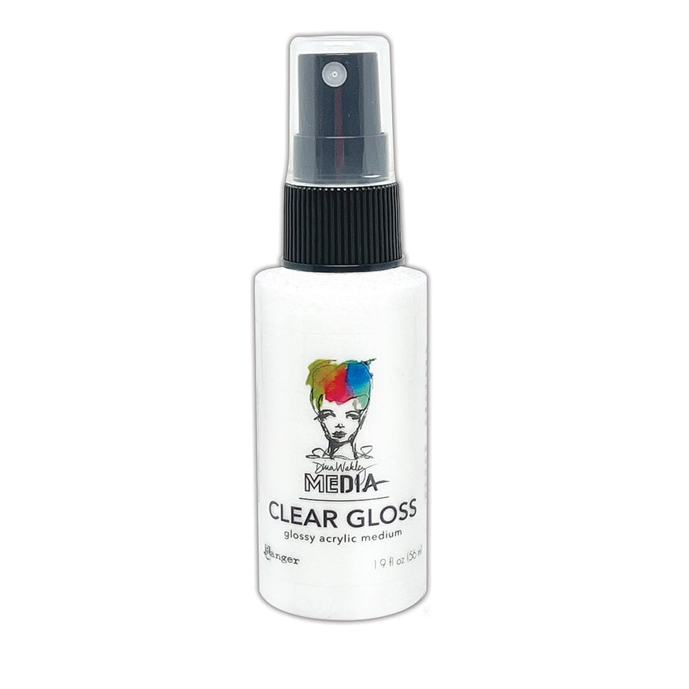Dina Wakley Media Gloss Spray Clear, 2oz Sprays Dina Wakley Media 