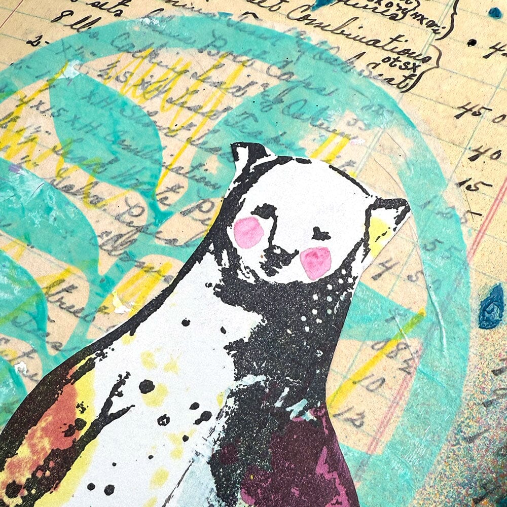 Dina Wakley MEdia Gloss Minty 2oz Ink Dina Wakley Media 