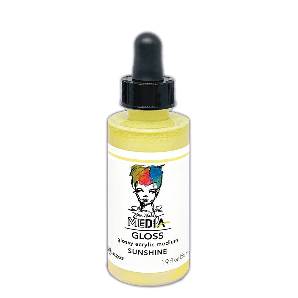 Dina Wakley MEdia Gloss Sunshine 2oz Ink Dina Wakley Media 
