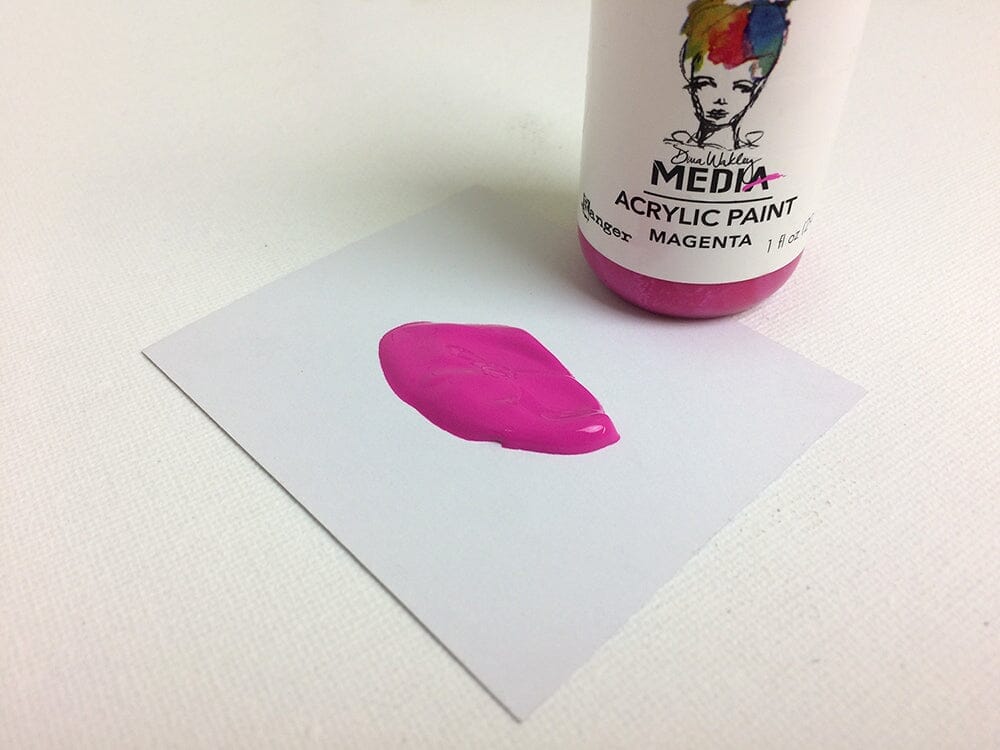 Dina Wakley Media Acrylic Paint Magenta, 1oz Paint Dina Wakley Media 