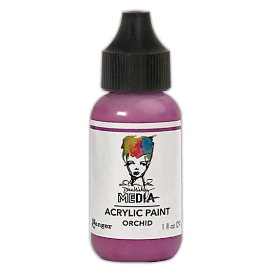 Dina Wakley MEdia Acrylic Paint Orchid, 1oz Paint Dina Wakley Media 