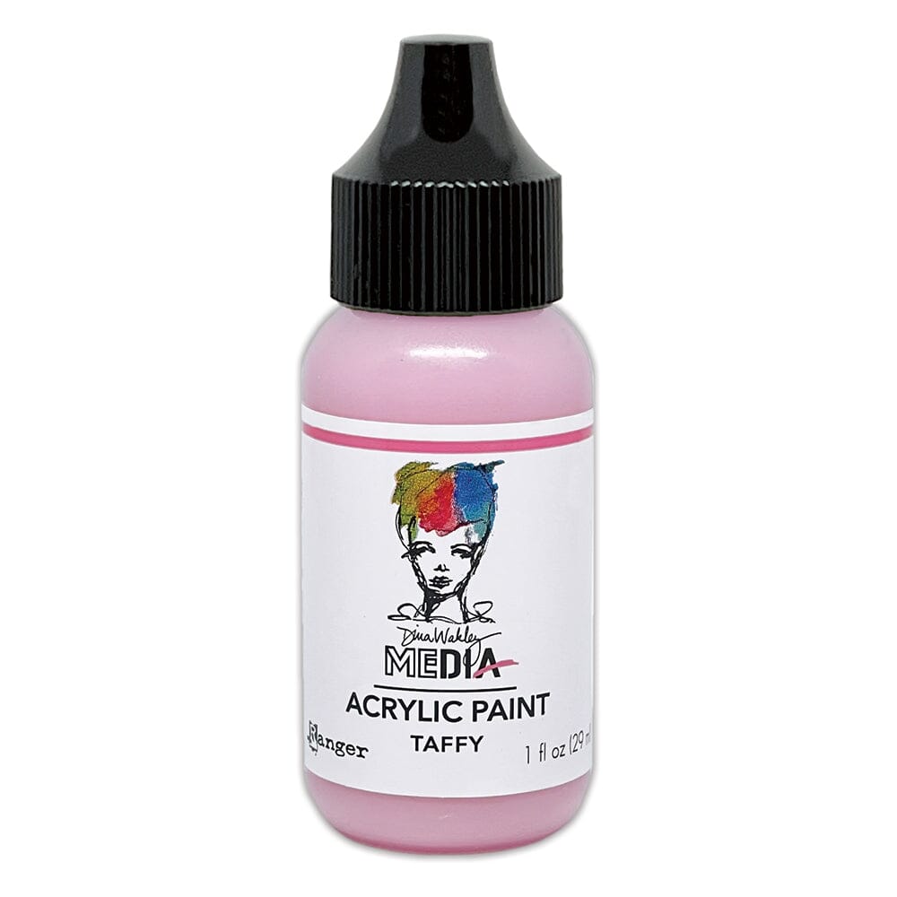 Dina Wakley MEdia Acrylic Paint Taffy 1oz Paint Dina Wakley Media 