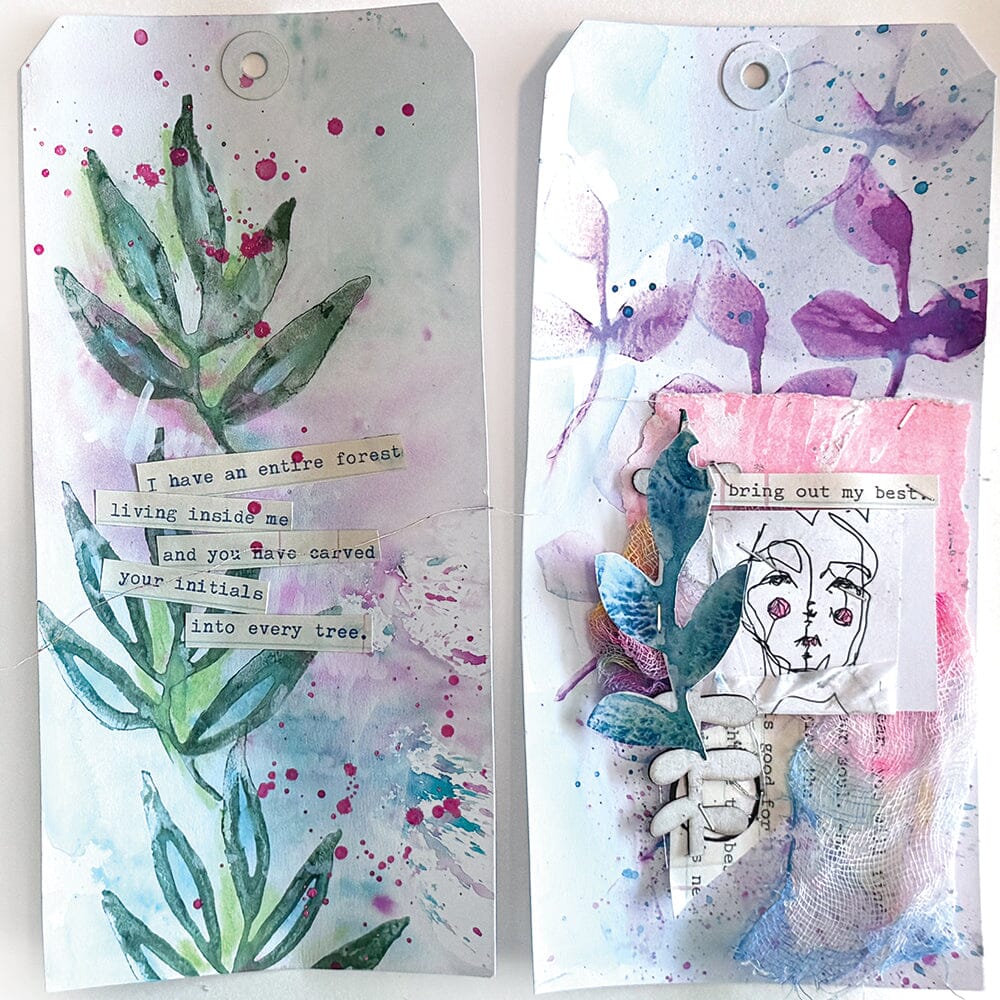 Dina Wakley Media Stencils, Stamp & Transparency Bundle Bundles Dina Wakley Media 