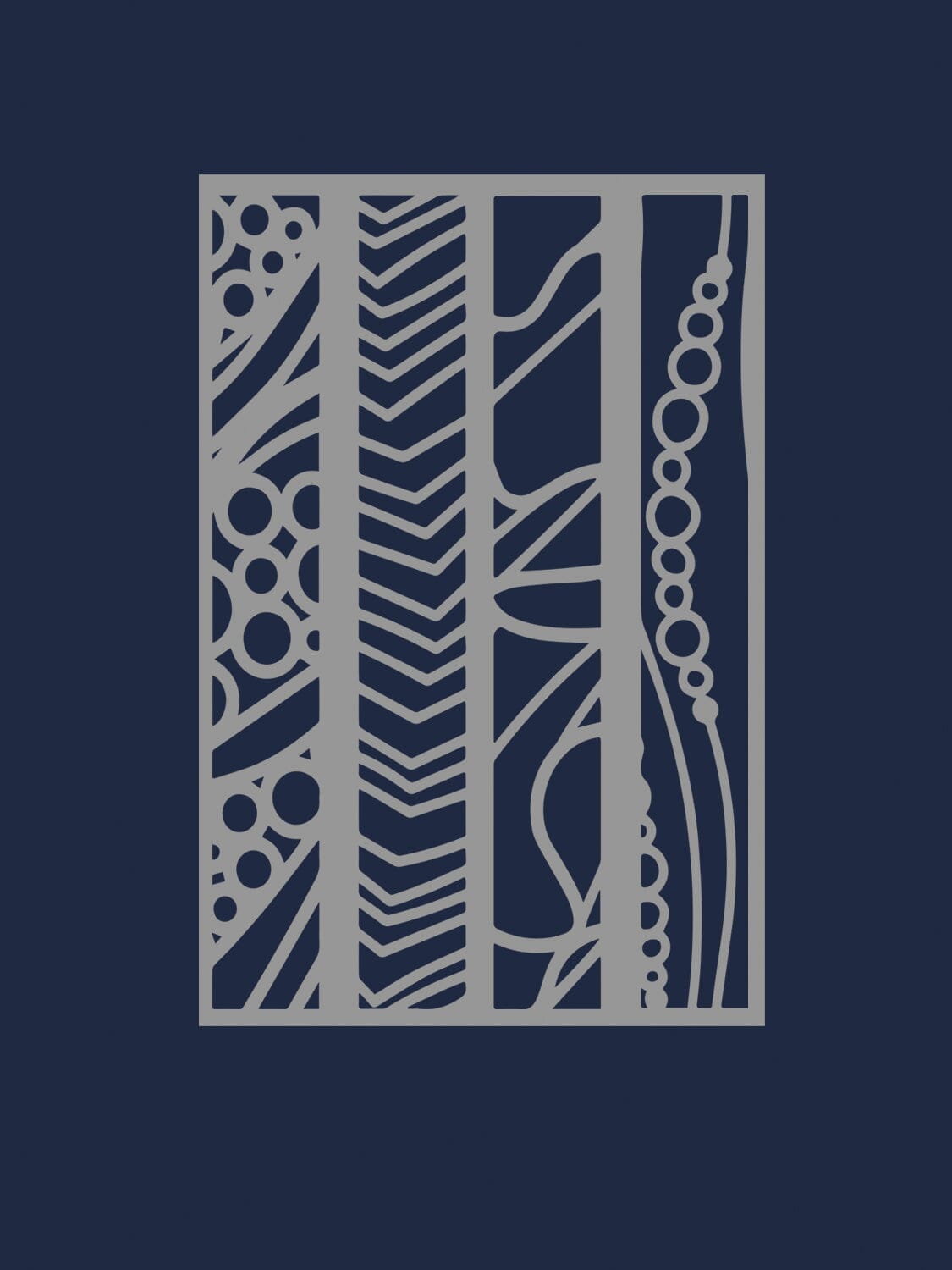 Dina Wakley Media Stencil In A Line Stencil Dina Wakley Media 