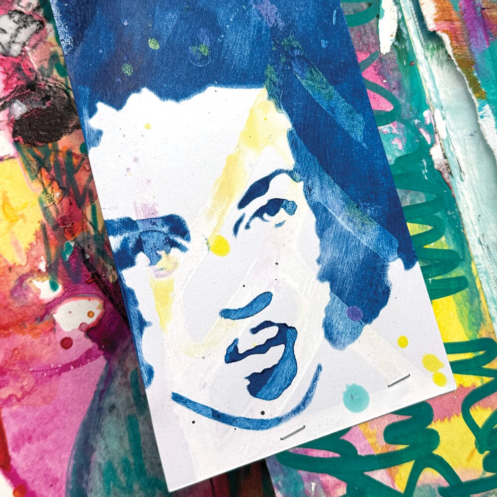 Dina Wakley Media Stencil Proud Woman Stencil Dina Wakley Media 