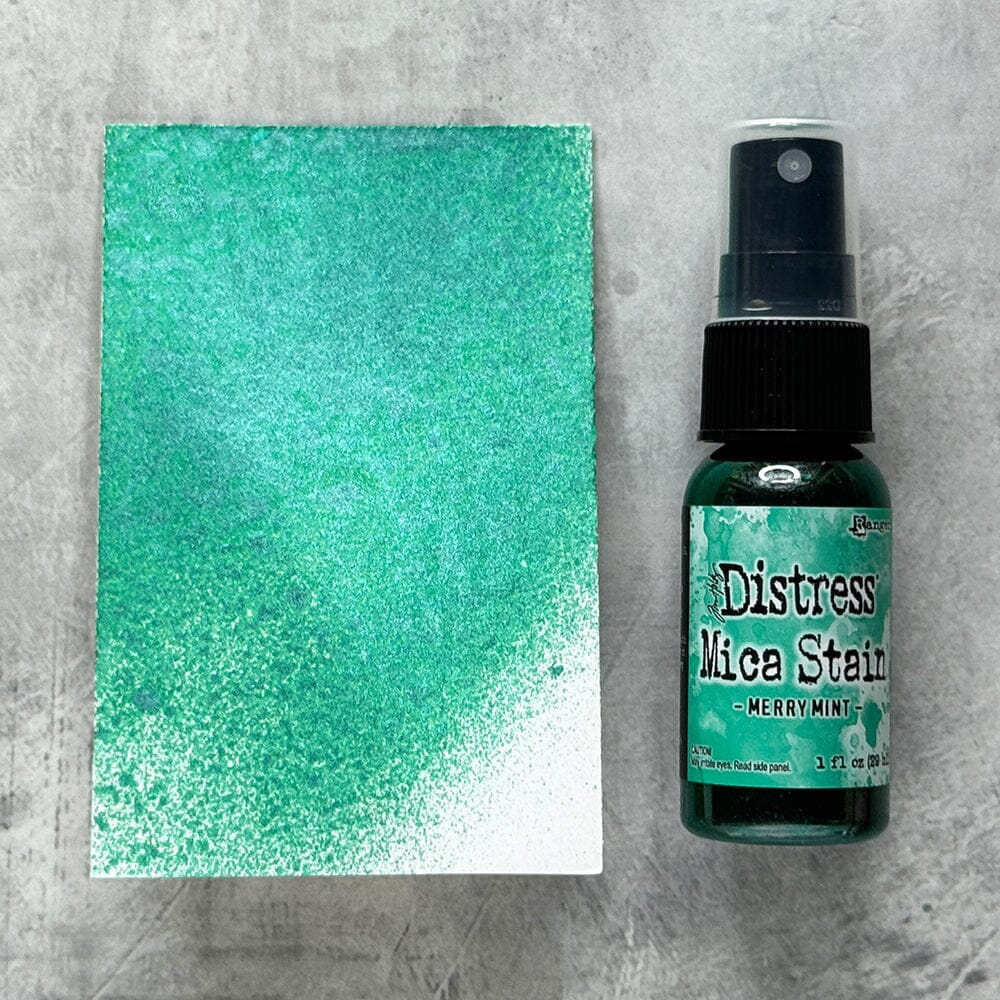 Tim Holtz Distress® Merry Mint Mica Stain Sprays Distress 