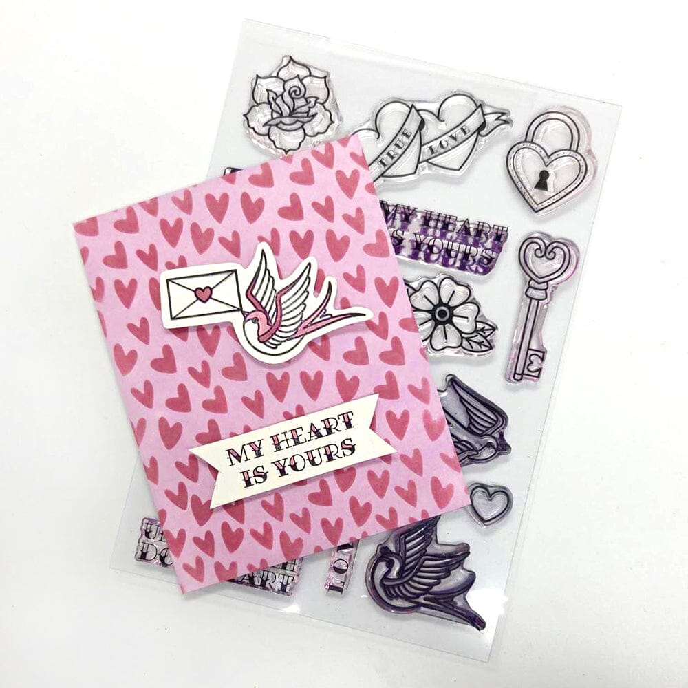 Make-It Clear Stamp Set, Wild Hearts Stamps Make It 
