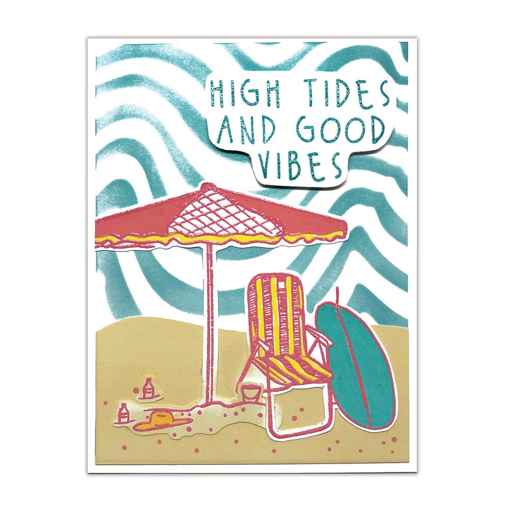 Make-It™ Clear Stamp Set, Beach Vibes Stamps Make It 