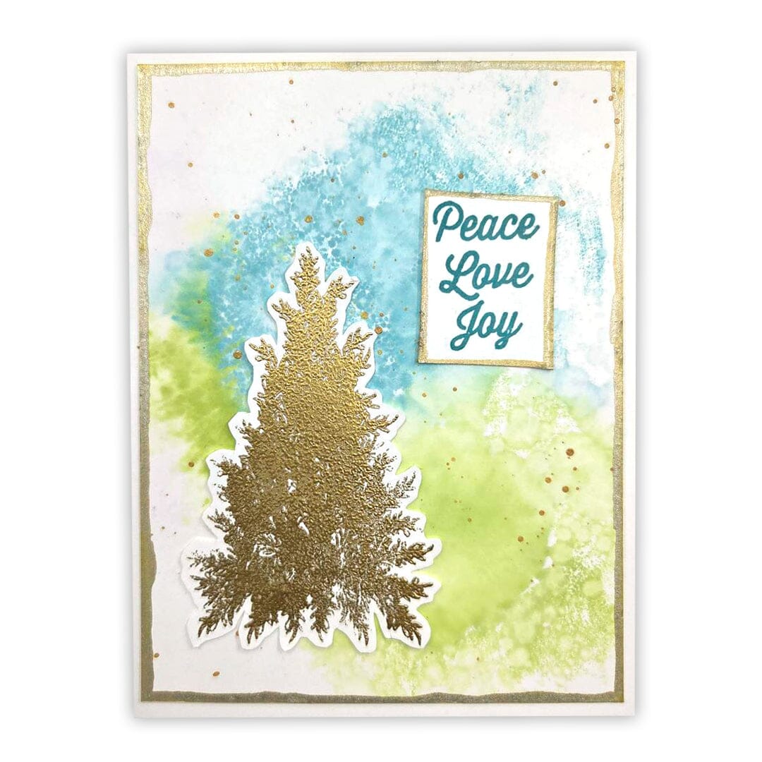 Make-It™ Clear Stamp Set, Merry Greenery Stamps Make It 