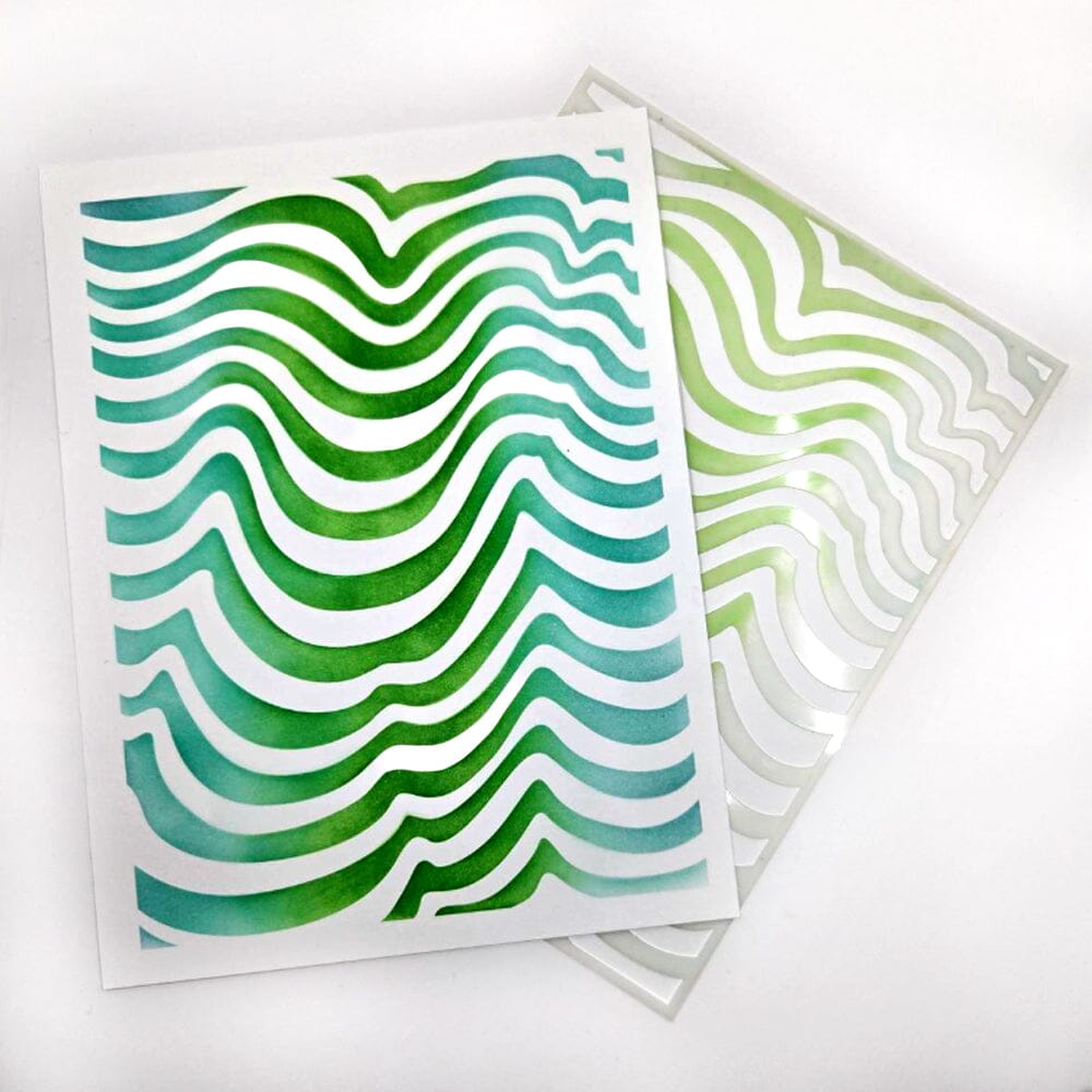 Make-It™ Stencil, Wavy Lines Stencil Make It 